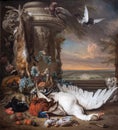 Still life with dead game, painting by Jan WeenixÃÂ 